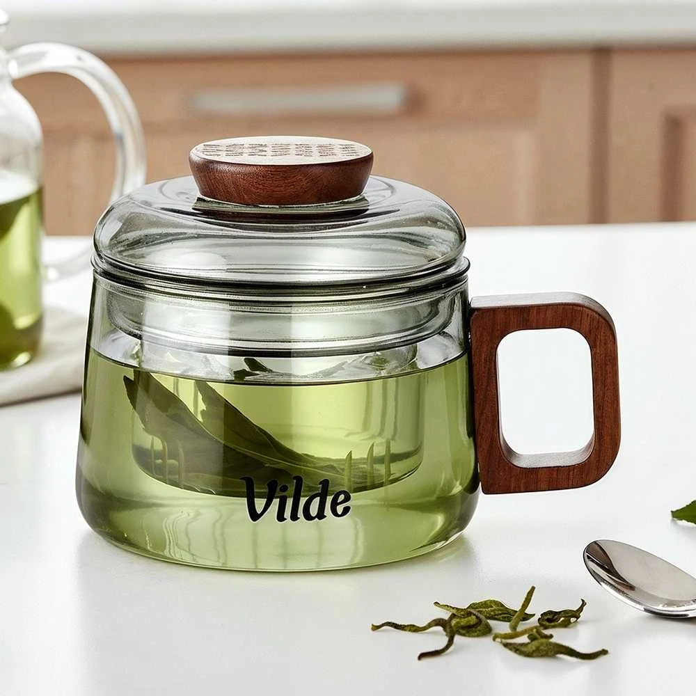 Vilde Arbatos Puodelis su Infuseriu 240 ml - Stiklinis
