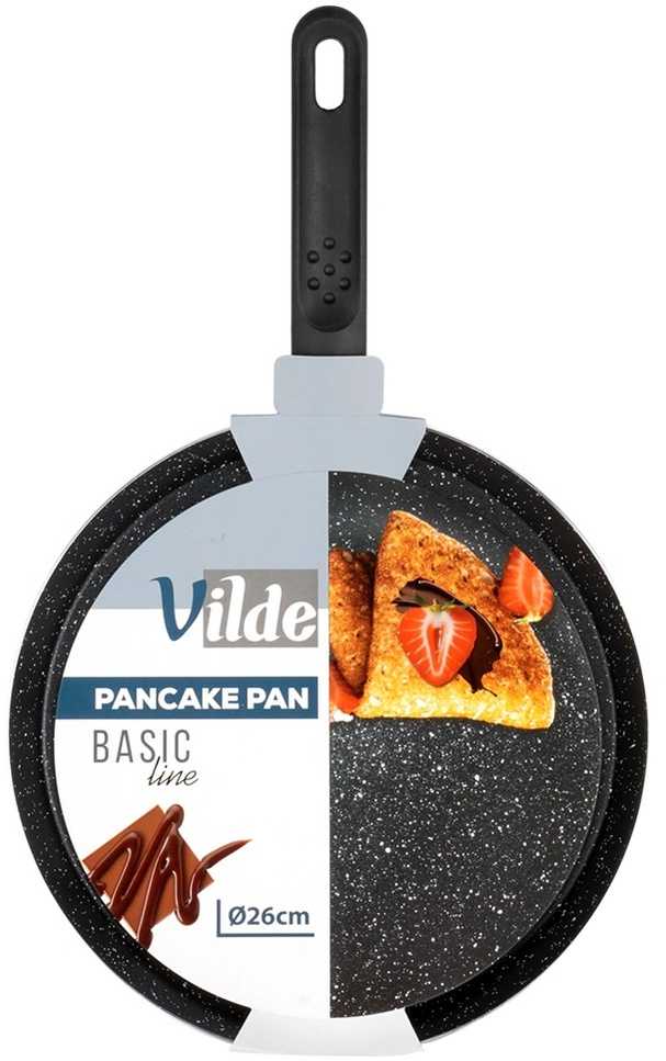 Vilde Būtiniausios Virtuvės Įrankis: Granito Padengta 26 cm Krepų Keptuvė