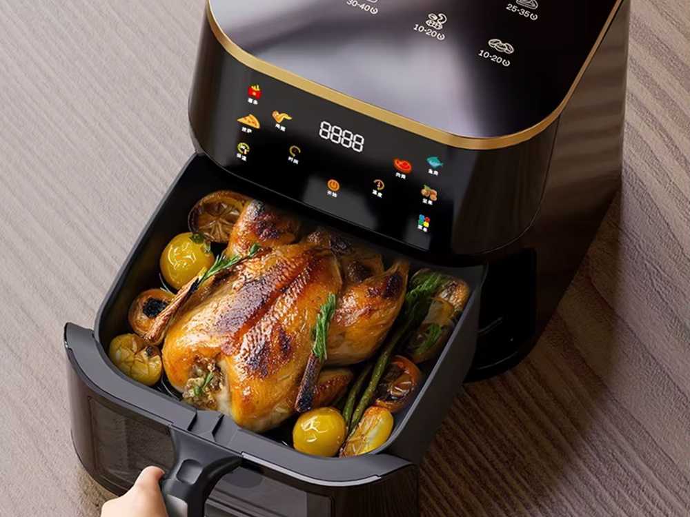 Alyvos neturintis didelis oro kepimo prietaisas 1400W 10L