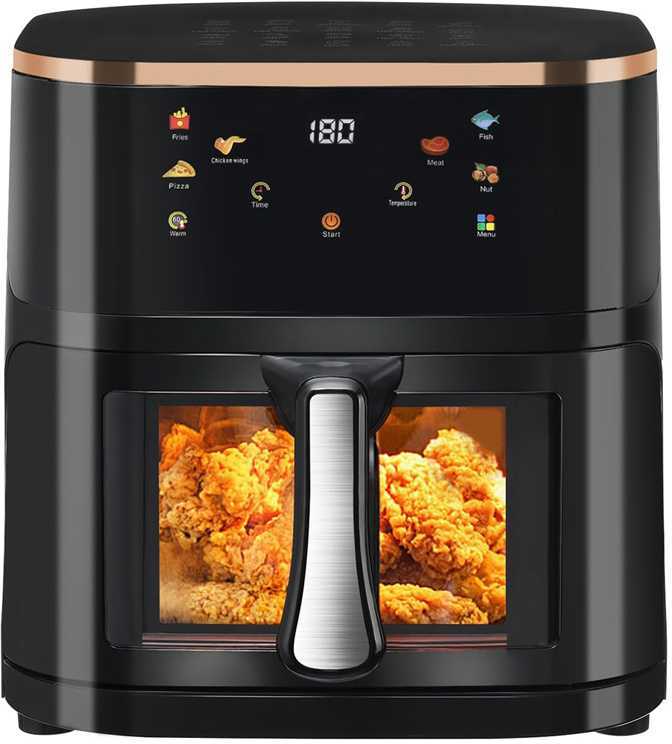 Alyvos neturintis didelis oro kepimo prietaisas 1400W 10L