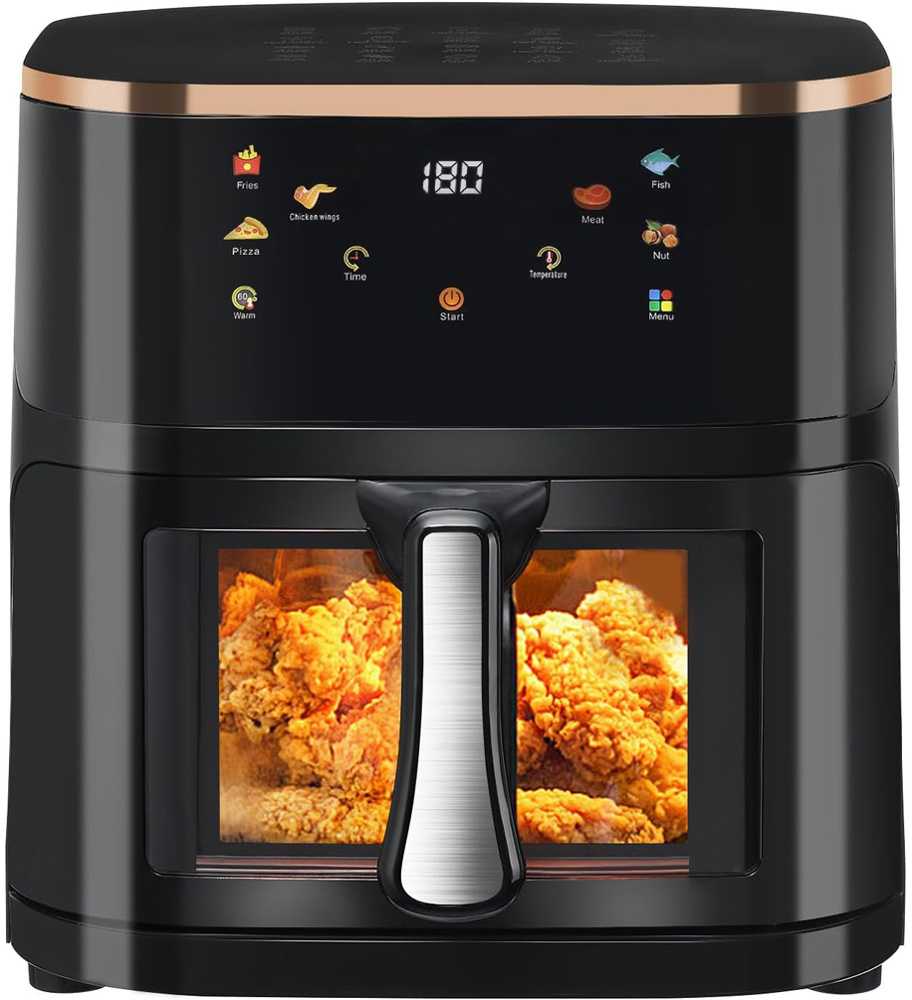 Alyvos neturintis didelis oro kepimo prietaisas 1400W 10L