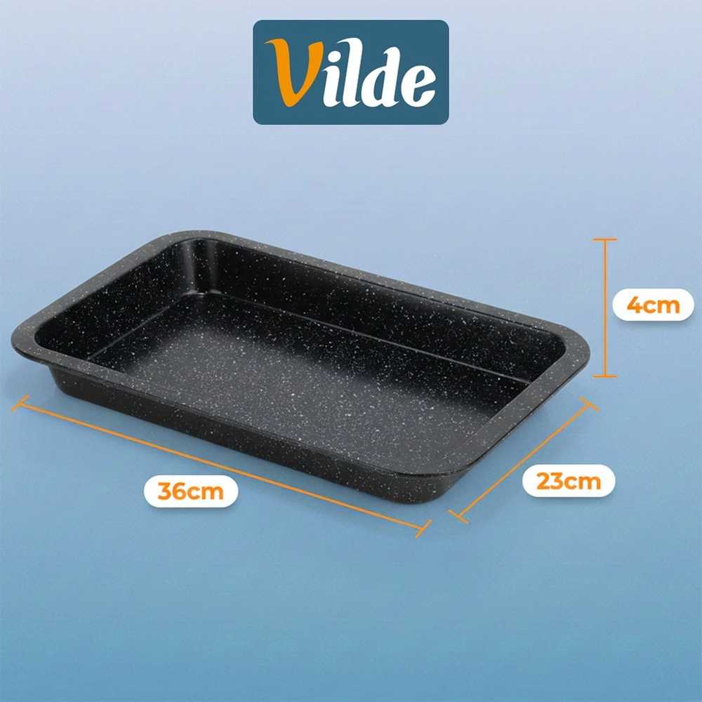 Vilde Kepimo forma su dangčiu 36x23x4,5 cm - Stačiakampė