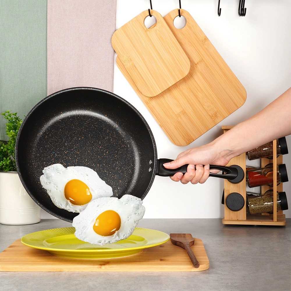 Vilde Keptuvė Granitinė 28 cm, 3 l - Multifunkcinė keptuvė Mėsa - Daržovės