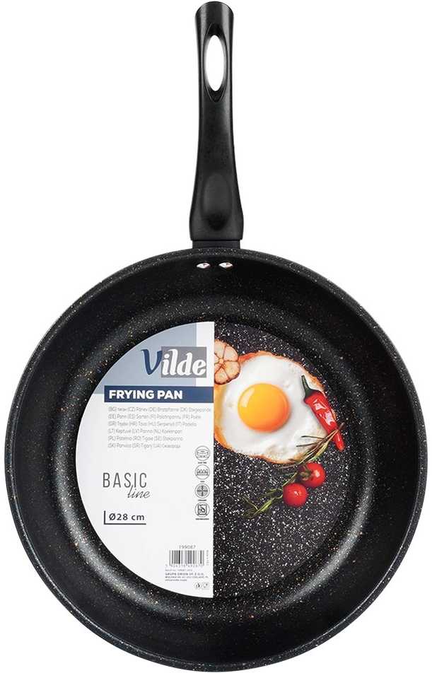 Vilde Keptuvė Granitinė 28 cm, 3 l - Multifunkcinė keptuvė Mėsa - Daržovės