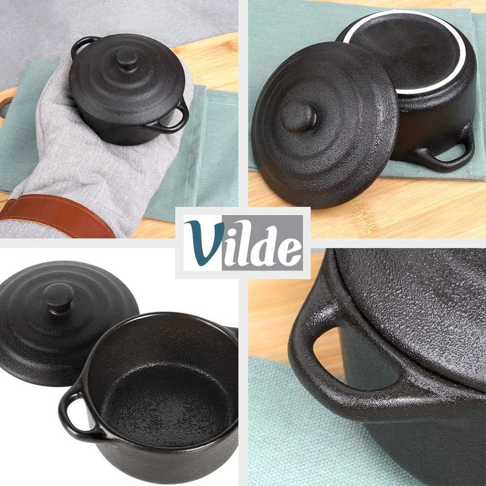 Lumarko Porcelianinis kepimo indelis su dangteliu 150 ml