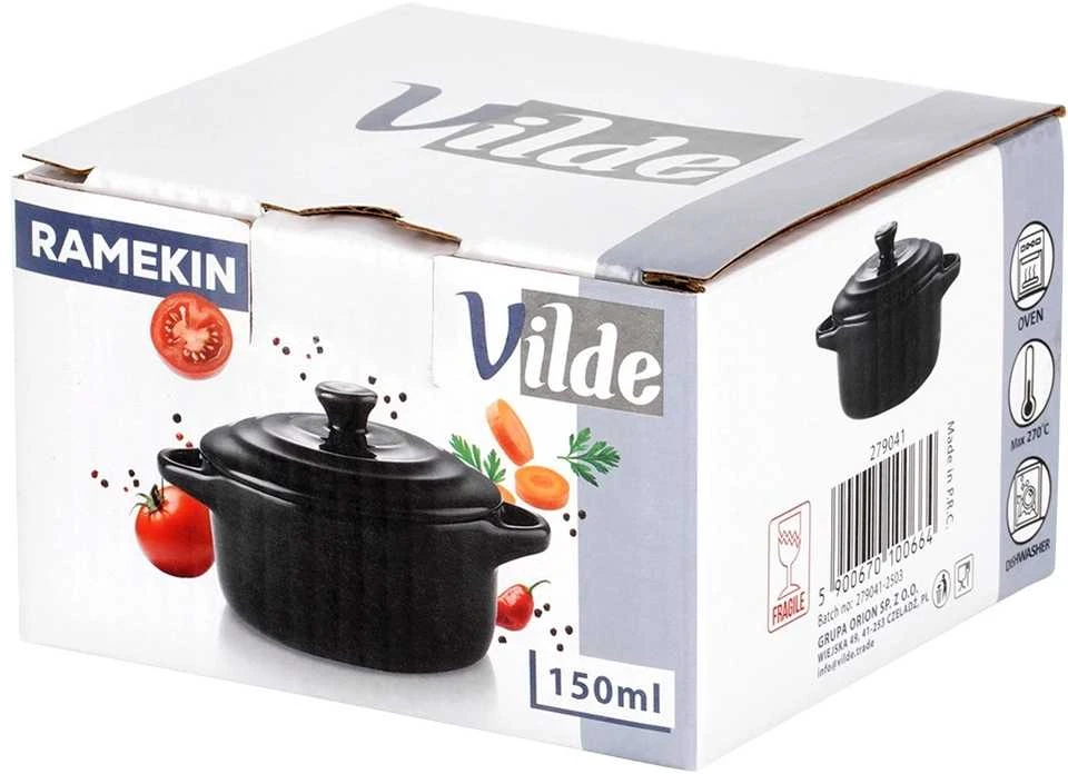 Lumarko Porcelianinis kepimo indelis su dangteliu 150 ml
