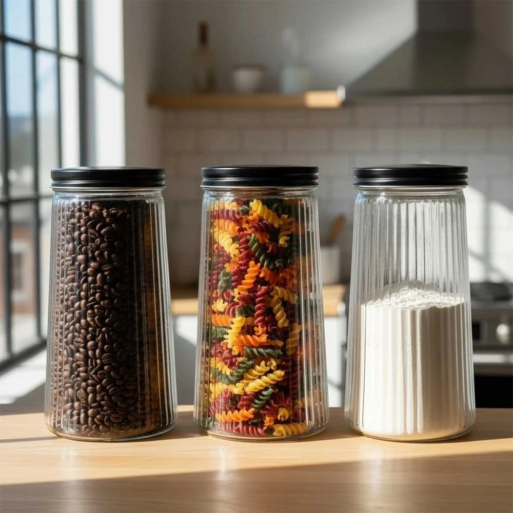 Vilde Maisto Saugojimo Dėžutė Stiklui 1,4 l - Dėžutė Sausoms Prekėms