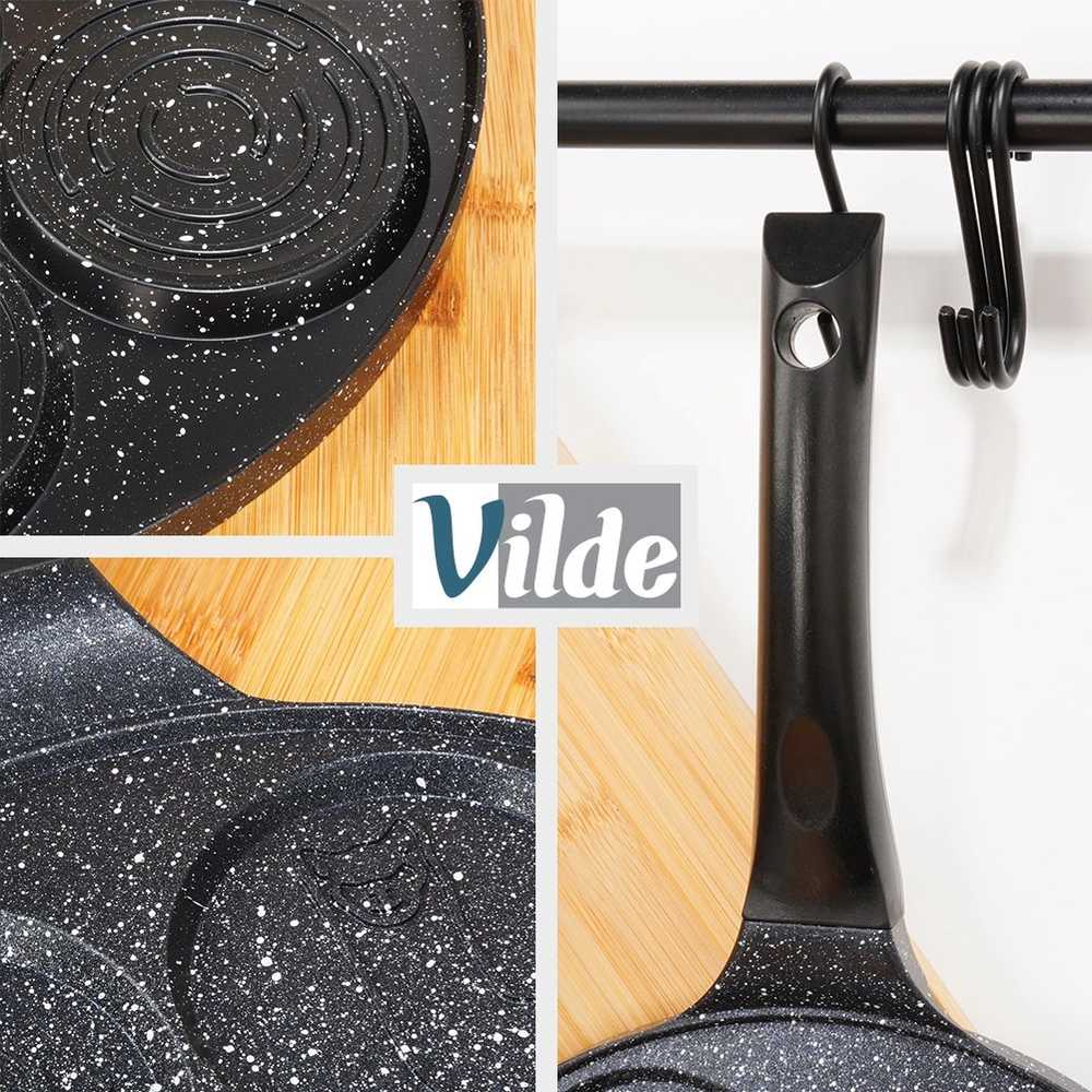 Vilde Omleto keptuvė 26 cm - Ketaus - Nesvylančiu granitu dengta