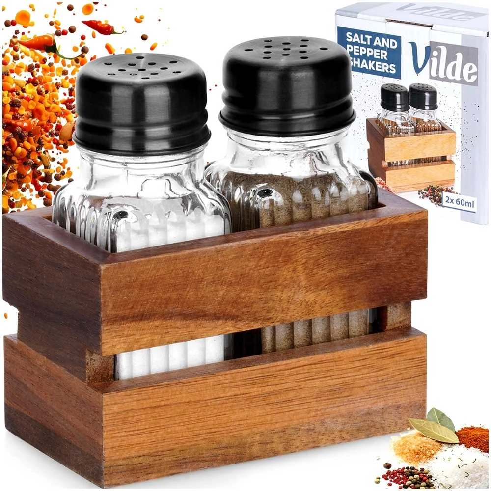 Prieskonių rinkinys Vilde su druskine ir pipirine, 60 ml
