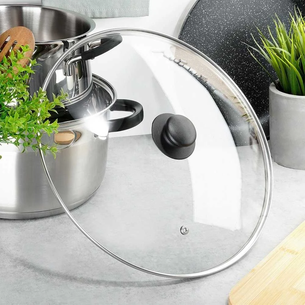Granchio Italia Stiklinis dangtis Vilde 32 cm su ventiliu