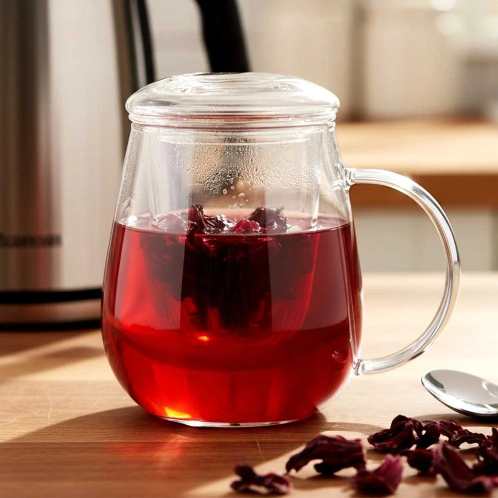 Vilde Stiklinė puodelis su infuzoriumi 530 ml