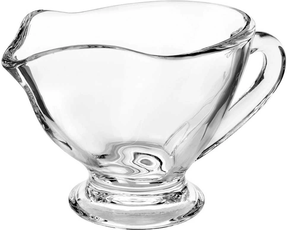 Vilde stiklinė sosjerka 200 ml su patogiu rankena