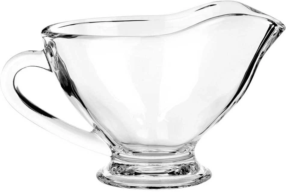 Vilde stiklinė sosjerka 200 ml su patogiu rankena