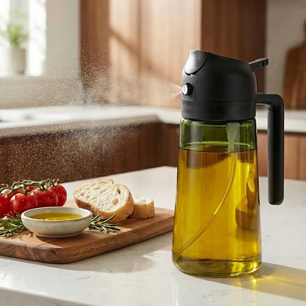 Vilde Stiklinis purkštuvas aliejui ir actui 450 ml