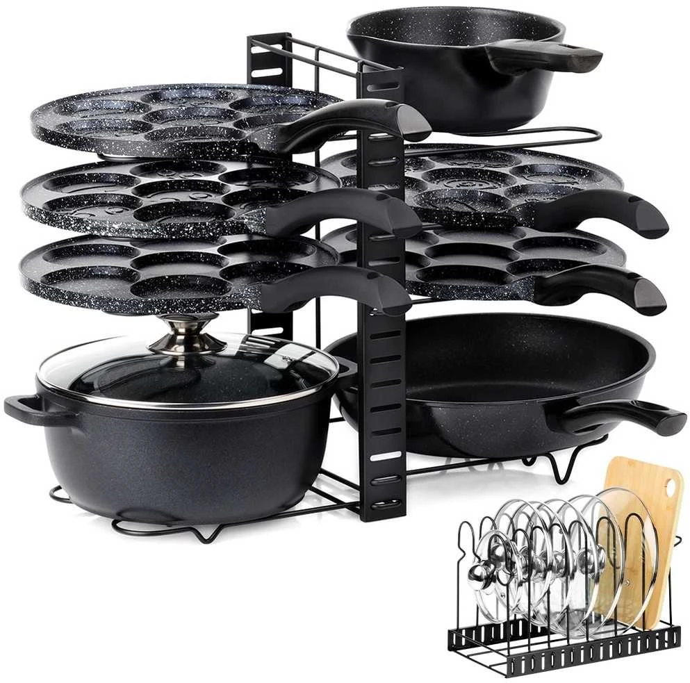 WMF Vilde metalinis juodas stovas 2 viename 47x21x38 cm