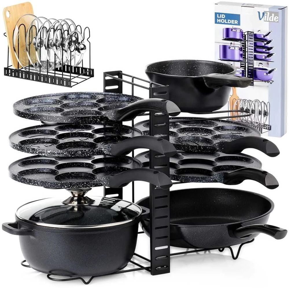 WMF Vilde metalinis juodas stovas 2 viename 47x21x38 cm