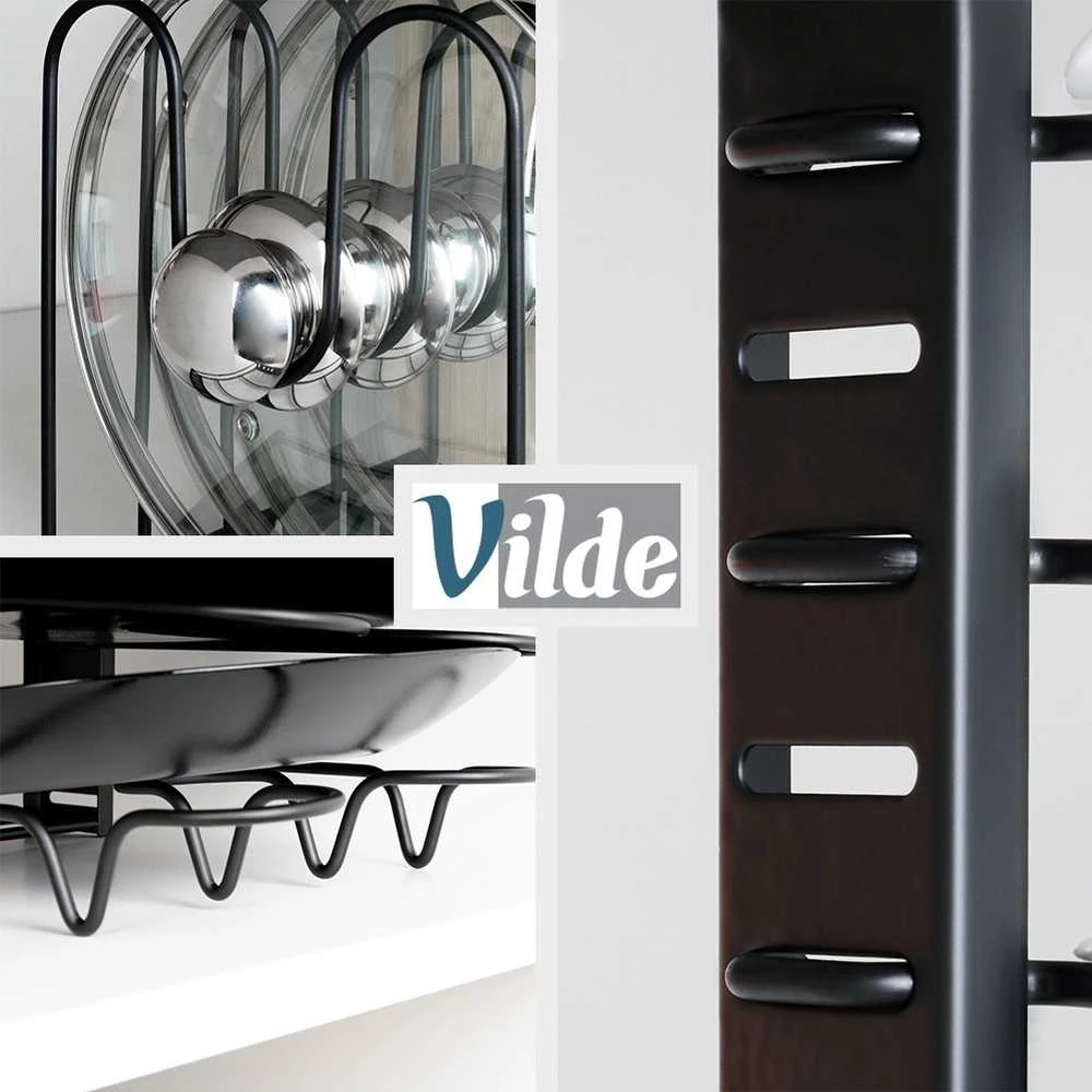WMF Vilde metalinis juodas stovas 2 viename 47x21x38 cm