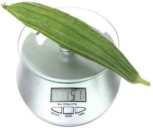 Elektroninės virtuvinės svarstyklės su stikline platforma 5kg / 1 g