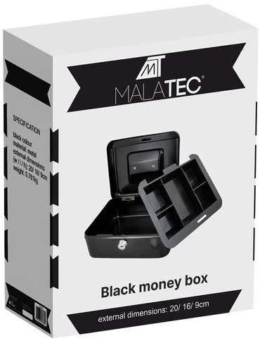 Malatec Rakinama metalinė pinigų dėžutė seifas