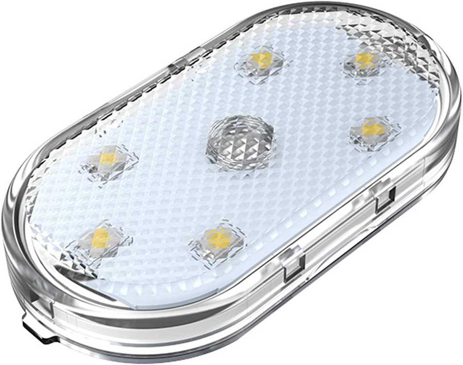 RGB LED Automobilio Interjero Šviesa 6 LED Bevielė Pridėtina