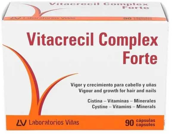 Laboratorio Vinas Vitacrecil Kompleksas Forte 90 Kapsulių