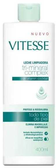 Vitesse Tri-Mineral Complex Leche Limpiadora, 400 ml