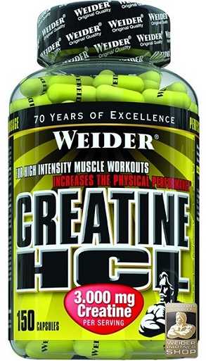 Weider Kreatinas HCL 150 Kapsulių