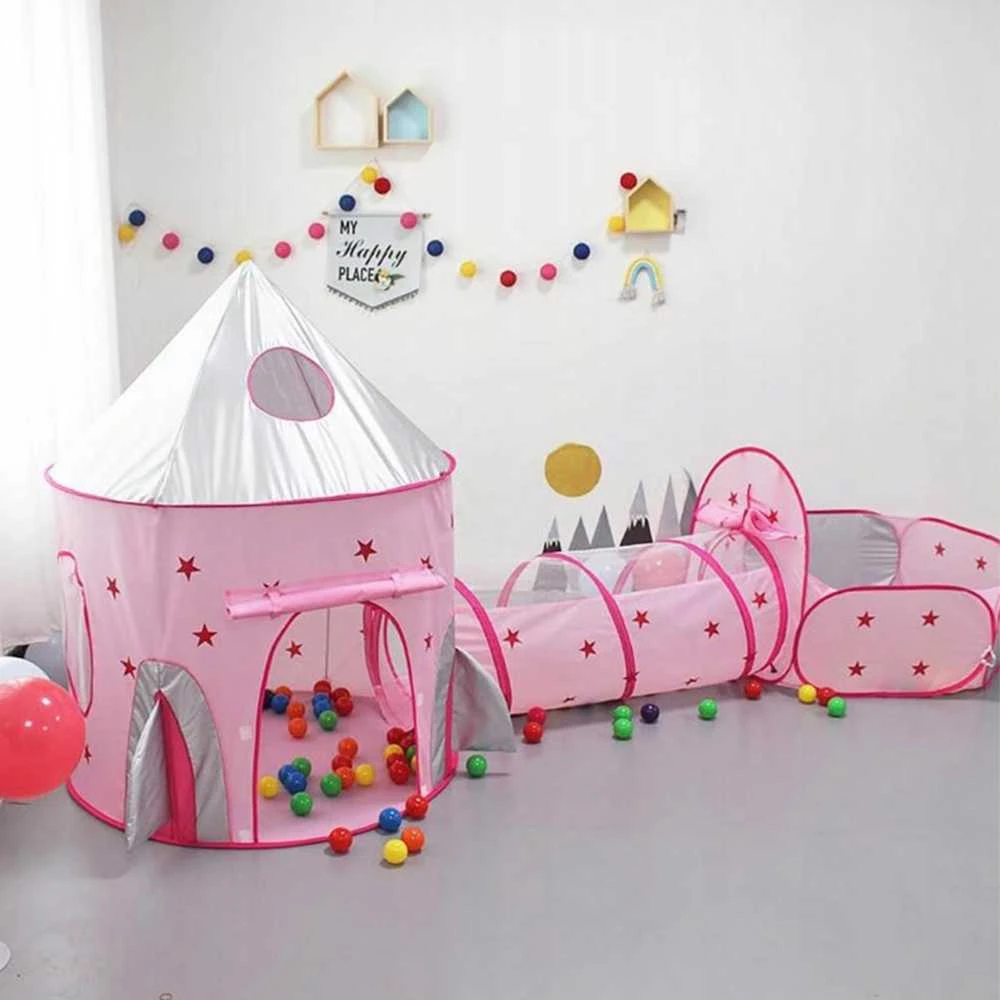 Woopie 3-in-1 žaidimų komplektas Pilies palapinė XXL
