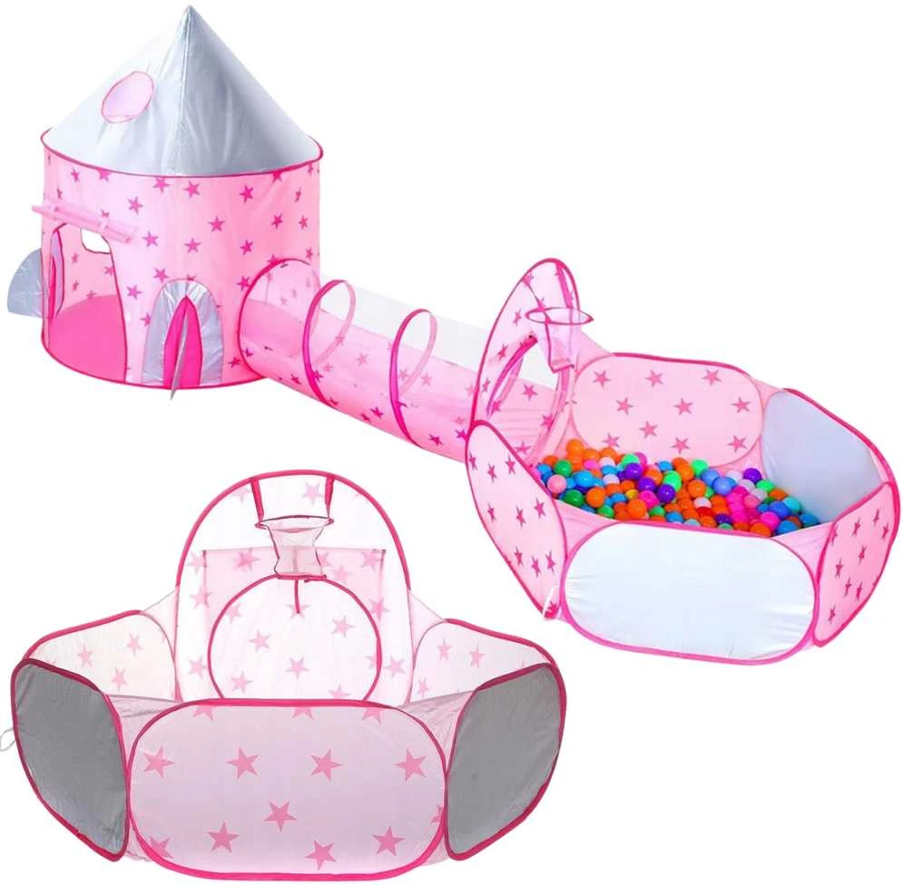 Woopie 3-in-1 žaidimų komplektas Pilies palapinė XXL