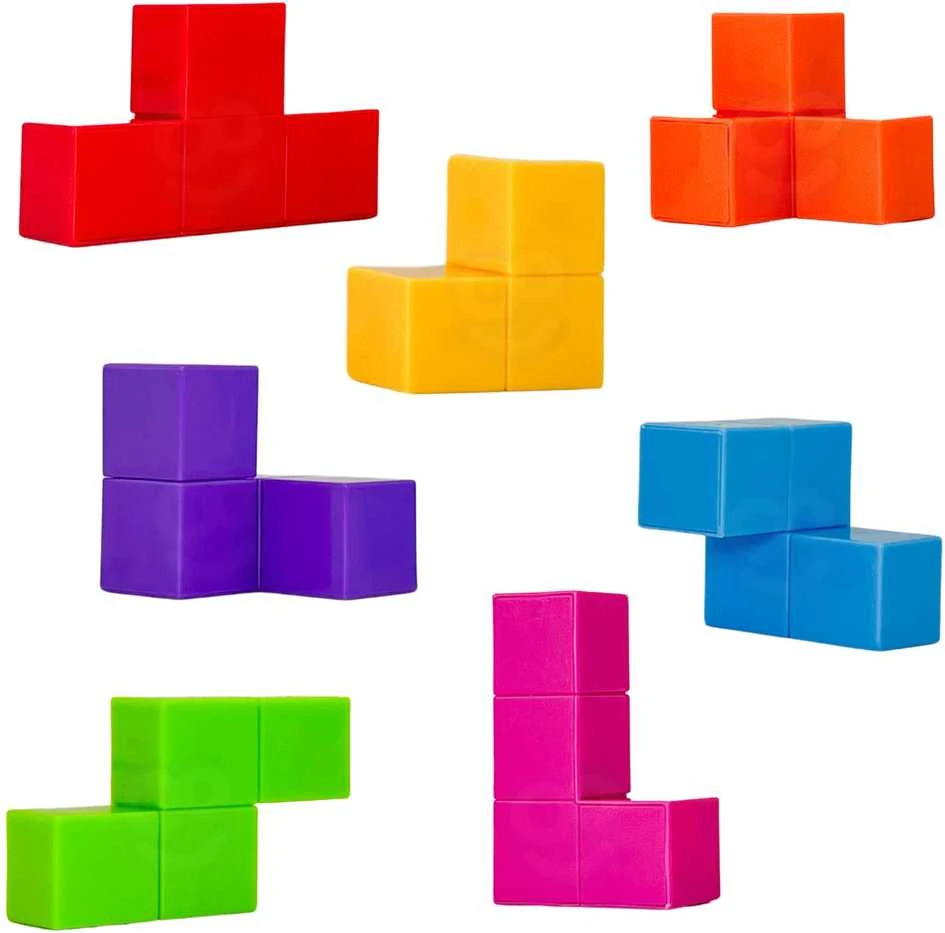 WOOPIE Tetris dėlionė su kortelėmis n