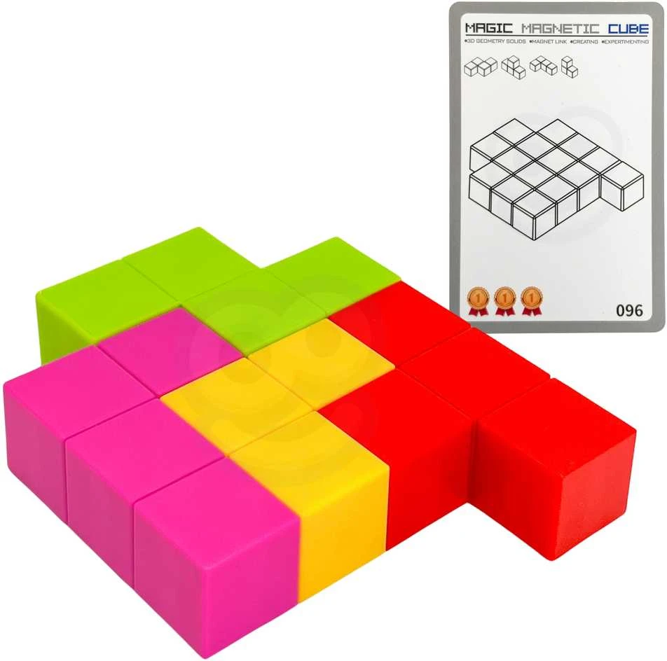 WOOPIE Tetris dėlionė su kortelėmis n