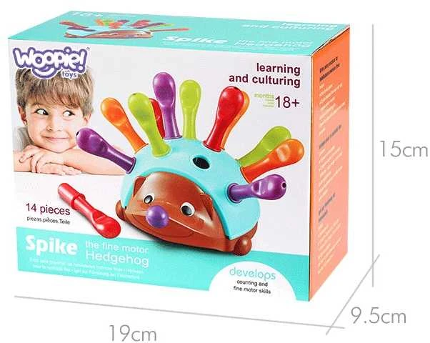 „Woopie Arcade“ žaidimas „Jeżyk Sorter Montessori“ mokymosi numeriai ir spalvos 4in1