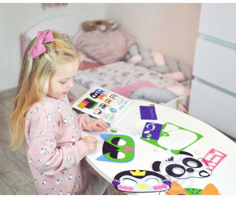 WOOPIE Kūrimo Rinkinys Kaukė Vilkimo Rinkinys 4 vnt.