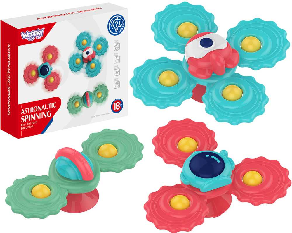 WOOPIE Vaikiškas žaislas Gryzak Spinner 3 vnt.