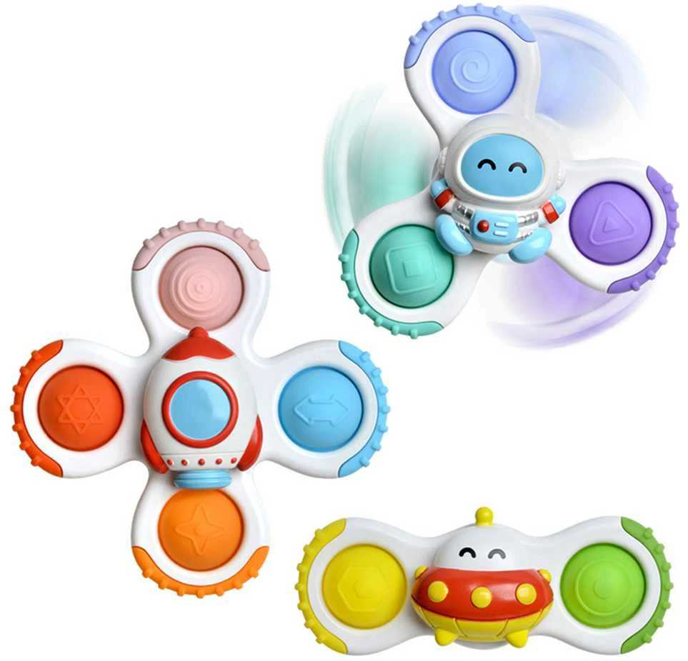 Woopie Baby WOOPIE Spin liguinė, raketa, svetimkūnis, UFO 3 vnt.