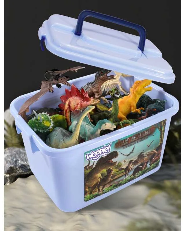 WOOPIE Dinozaurų Figūrėlių Rinkinys 40 vnt.