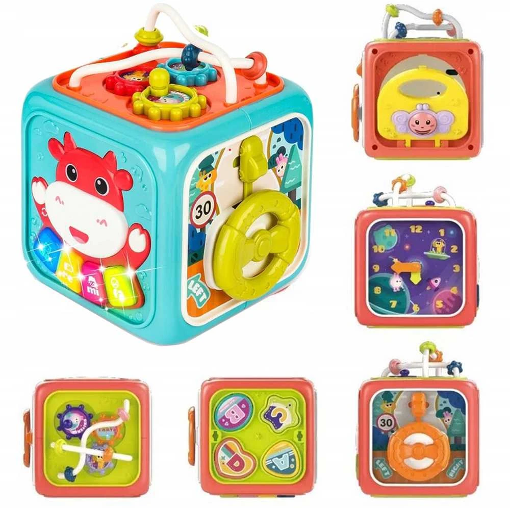 Woopie Baby WOOPIE 51565 Montessori edukacinis sensorinis kubas