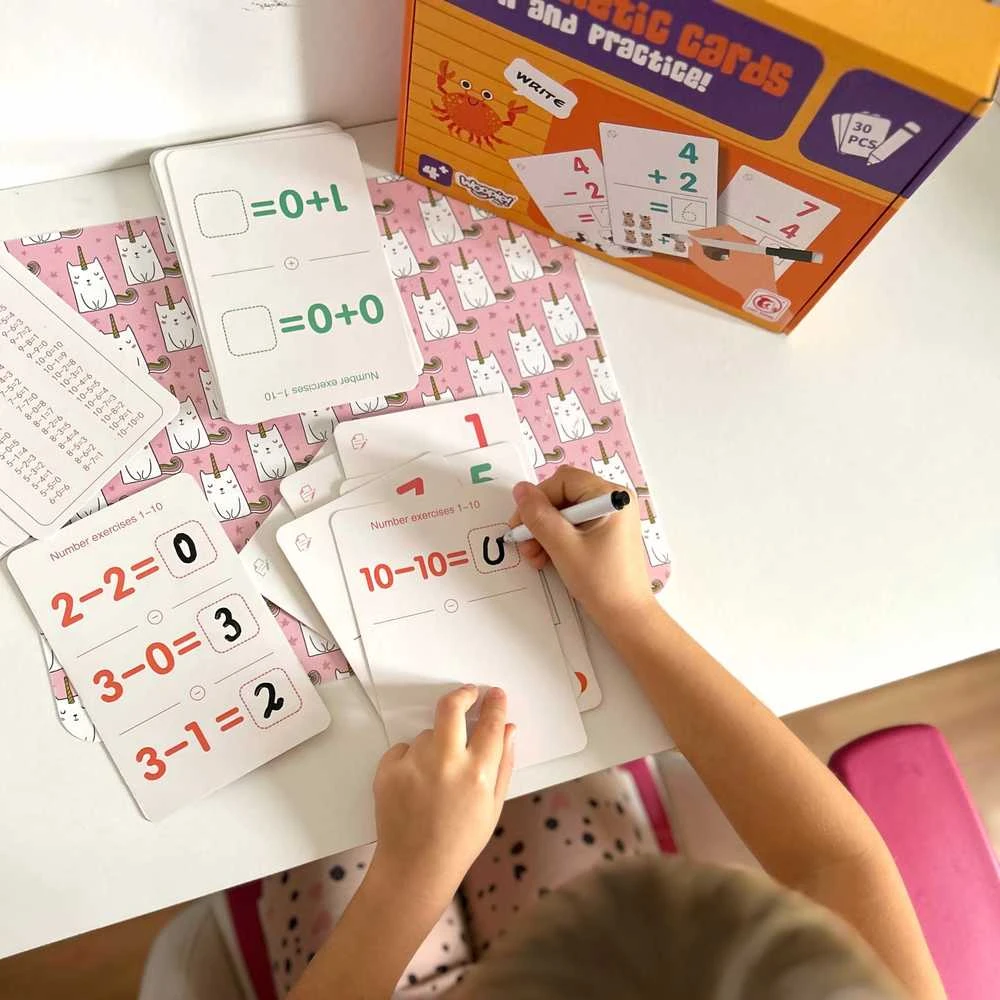 Woopie edukacinės kortelės Fiziniai skaičiavimo žaidimai