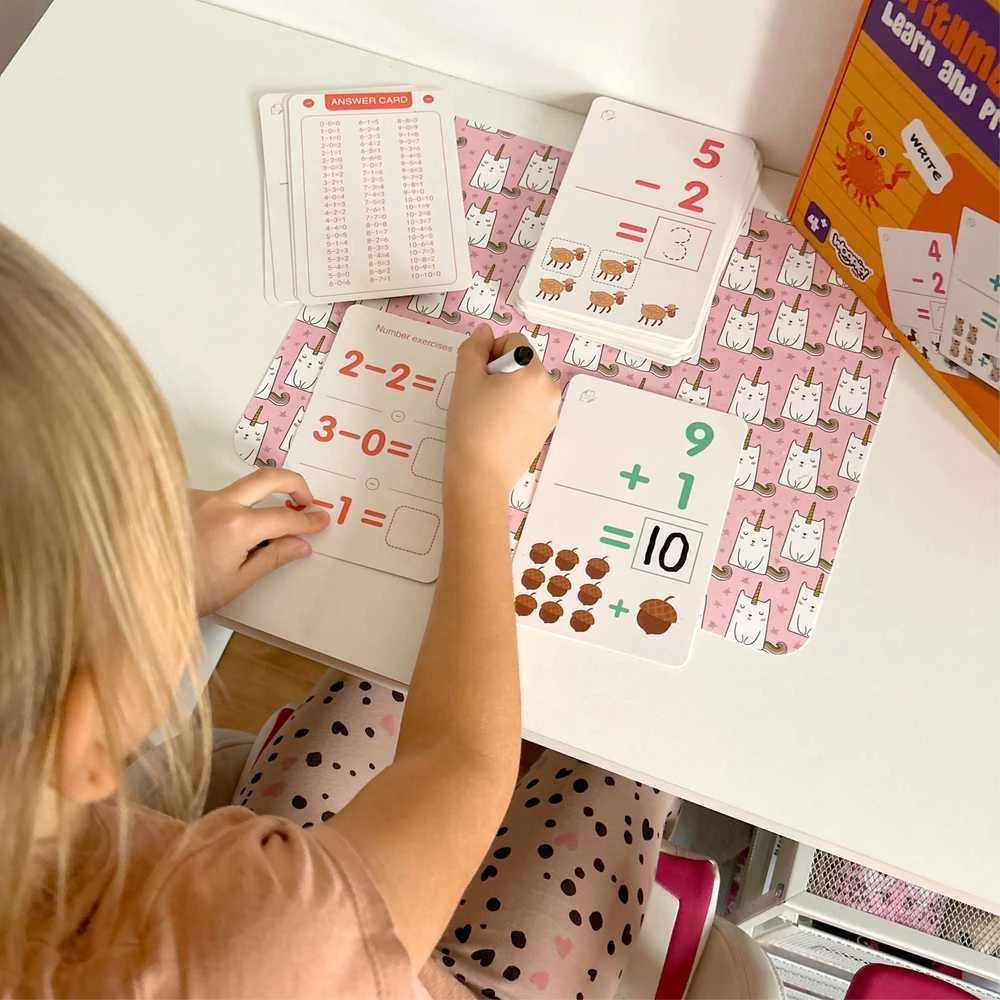 Woopie edukacinės kortelės Fiziniai skaičiavimo žaidimai