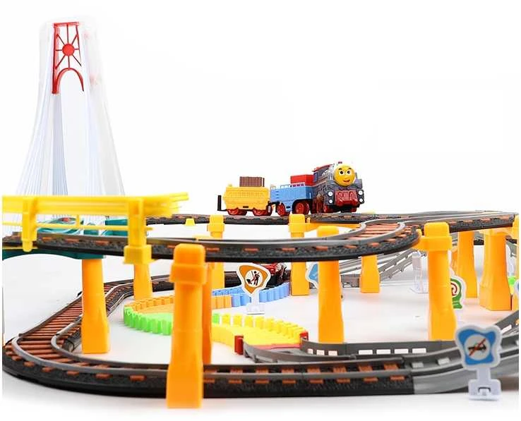 „Woopie Eelectric Queue 2in1“ lenktynių trasos traukinys „Viaduct Auto XXL 192 EL“.