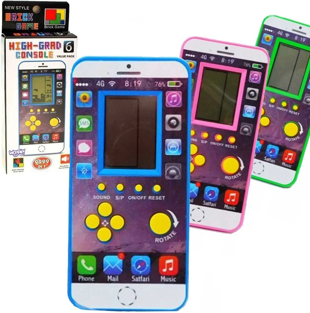 Woopie Elektroninė Žaidimų Konsolė Mini Tetris Kišeninė Versija