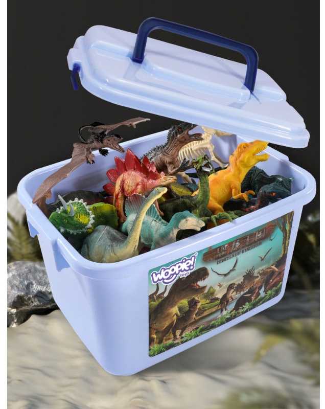 WOOPIE Dinozaurų Figūrėlių Rinkinys 40 vnt.