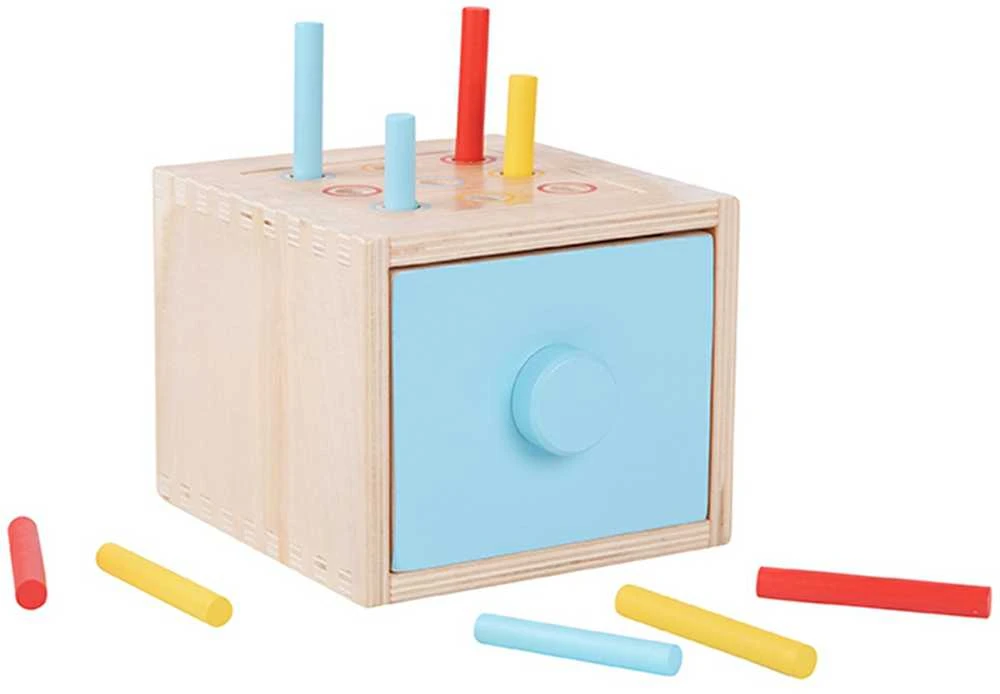 WOOPIE Žaislai Medinė Edukacinė Dėžutė Montessori