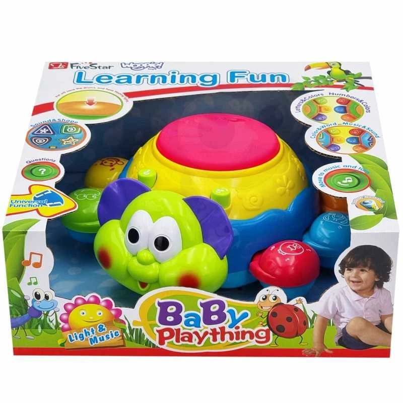 Woopie Baby Woopie interaktyvus žaislas, skirtas šliaužti ladybug