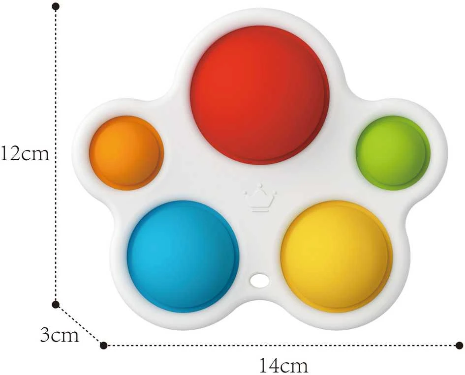 Woopie Baby WOOPIE Jutiminė Žaislas Kramtukas Antistresinis POP IT Montessori