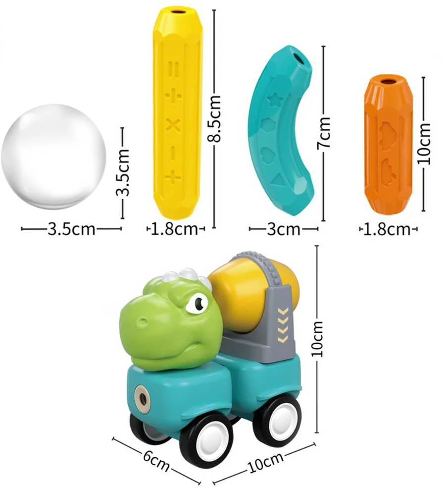 WOOPIE Konstruktoriai Magnetiniai Dinozaurai 84 el.