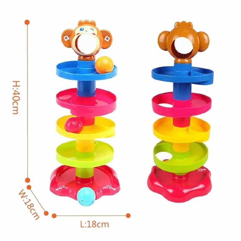 Woopie Baby WOOPIE Kulodromas Spiralinė Pilo Toras + 3 Kulkių