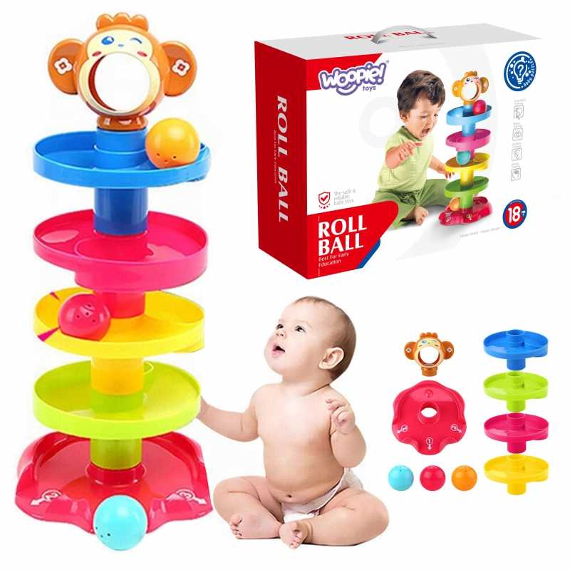 Woopie Baby WOOPIE Kulodromas Spiralinė Pilo Toras + 3 Kulkių