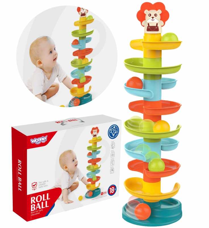 Woopie Baby WOOPIE Kulodromas Spiralė su 6 Kulkų