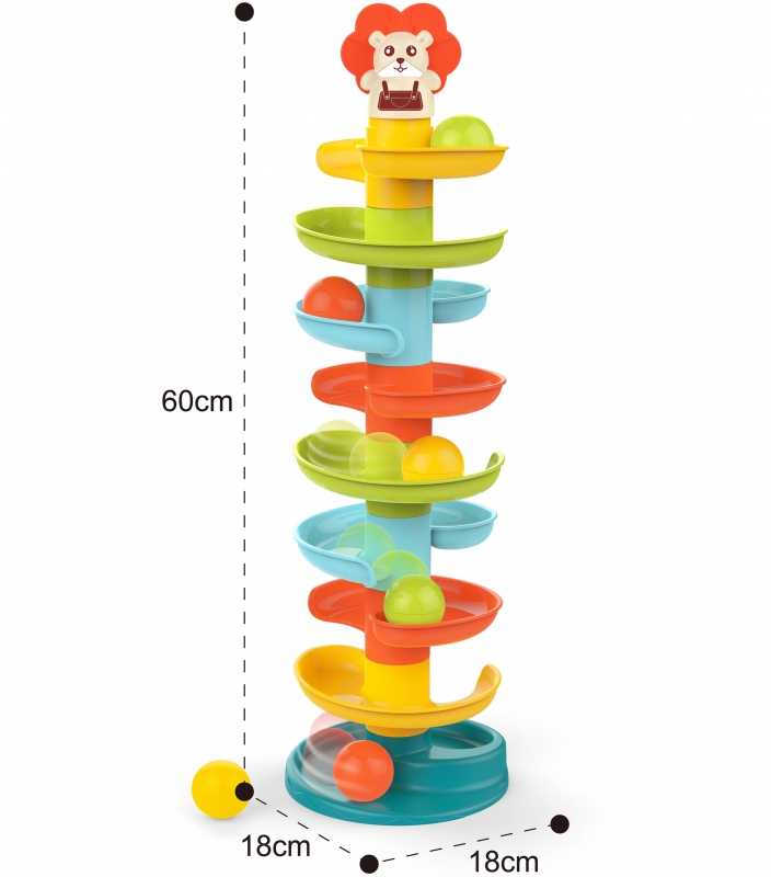 Woopie Baby WOOPIE Kulodromas Spiralė su 6 Kulkų